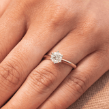 2ct moissanite  diamond round cut ring | GRA certified Moissanite in 14k gold| Moissanite certified diamond