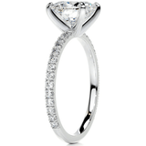 2 carat cushion IGI LGD ring | IGI Lab grown diamond gold | IGI Lab grown diamond