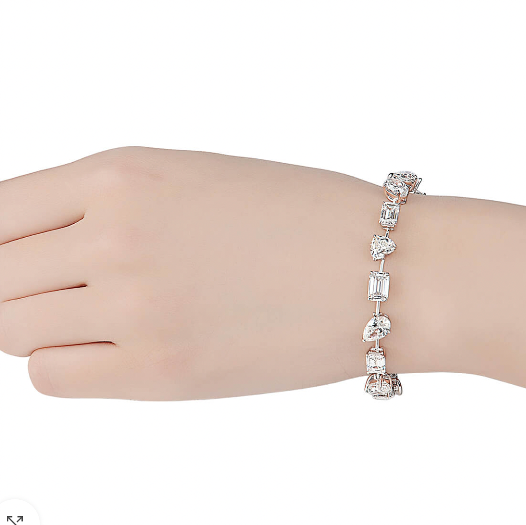 In 925 sterling silver certified crystals