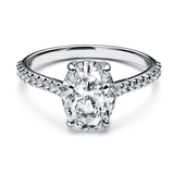 1 carat oval halo moissanite ring | Moissanite ring in gold and 925 sterling silver| GRA certified moissanites
