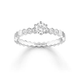 1 carat round cut moissanite ring | Moissanite ring in gold and 925 sterling silver| GRA certified moissanites
