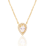 1.22 Cts Pear cut LGD Mangalsutra | In 14k/925 silver| IGI/SGL certified Lab grown diamonds