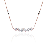 Mix 3 Carats LGD Mangalsutra | In 14k/925 silver| IGI/SGL certified Lab grown diamonds