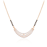 0.68 Cts LGD Mangalsutra | In 14k/925 silver| IGI/SGL certified Lab grown diamonds