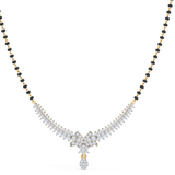 1.12 Cts Regal queen LGD Mangalsutra | In 14k/925 silver| IGI/SGL certified Lab grown diamonds
