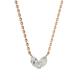 2 Carat Marquise moissanite pendant | Moissanite pendant in gold and 925 sterling silver| GRA certified moissanite