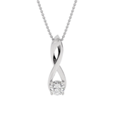 .30 Carat round moissanite pendant | Moissanite pendant in gold and 925 sterling silver| GRA certified moissanite