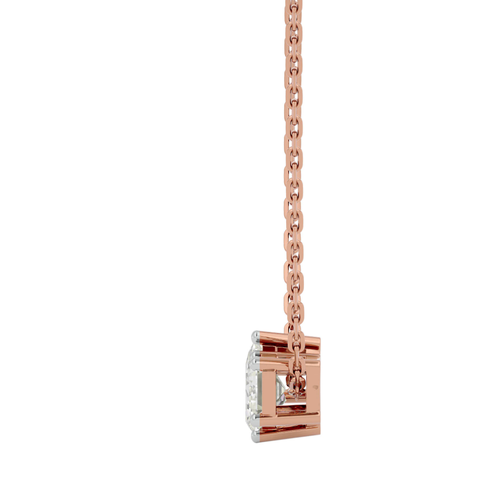 2 Carat moissanite pendant | Moissanite pendant in gold and 925 sterling silver| GRA certified moissanite