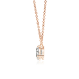 1.5 Carat oval cut moissanite pendant | Moissanite pendant in gold and 925 sterling silver| GRA certified moissanites