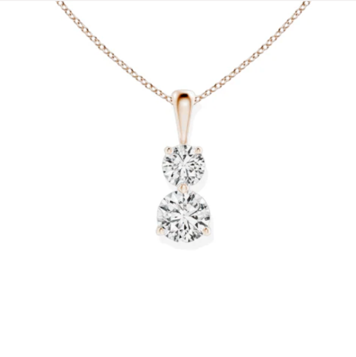 1.4 carat Moissanite pendant | Moissanite pendant in gold and 925 sterling silver| GRA certified moissanite