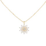Moissanite "Ray Scatter" pendant