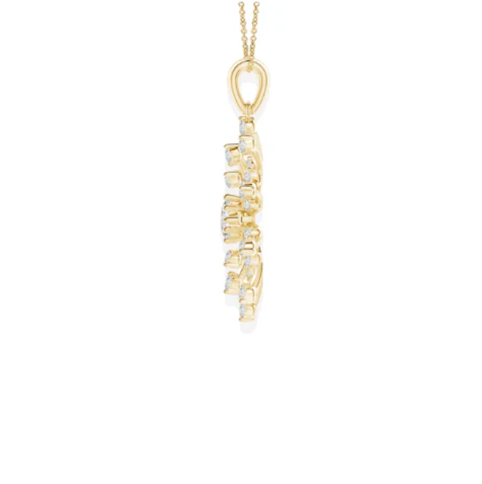 Moissanite "Ray Scatter" pendant