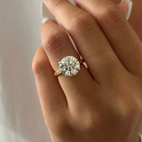 4 CT Round "MARVEL" Moissanite RING