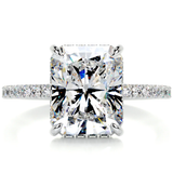 WOKE ™  Radiant cut VVS-EF Lab Grown Diamond ring in 14k GOLD
