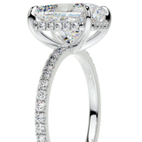 WOKE ™  Radiant cut VVS-EF Lab Grown Diamond ring in 14k GOLD