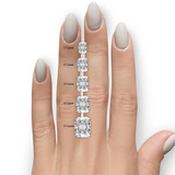 WOKE ™  Radiant cut VVS-EF Lab Grown Diamond ring in 14k GOLD