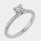 WOKE ™ 0.65 CARAT VVS-EF Lab Grown Diamond ring in 14/18k Gold