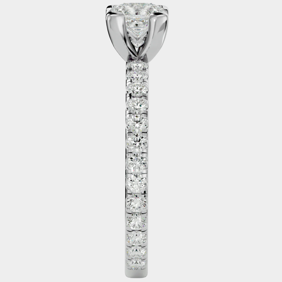 WOKE ™ 0.65 CARAT VVS-EF Lab Grown Diamond ring in 14/18k Gold