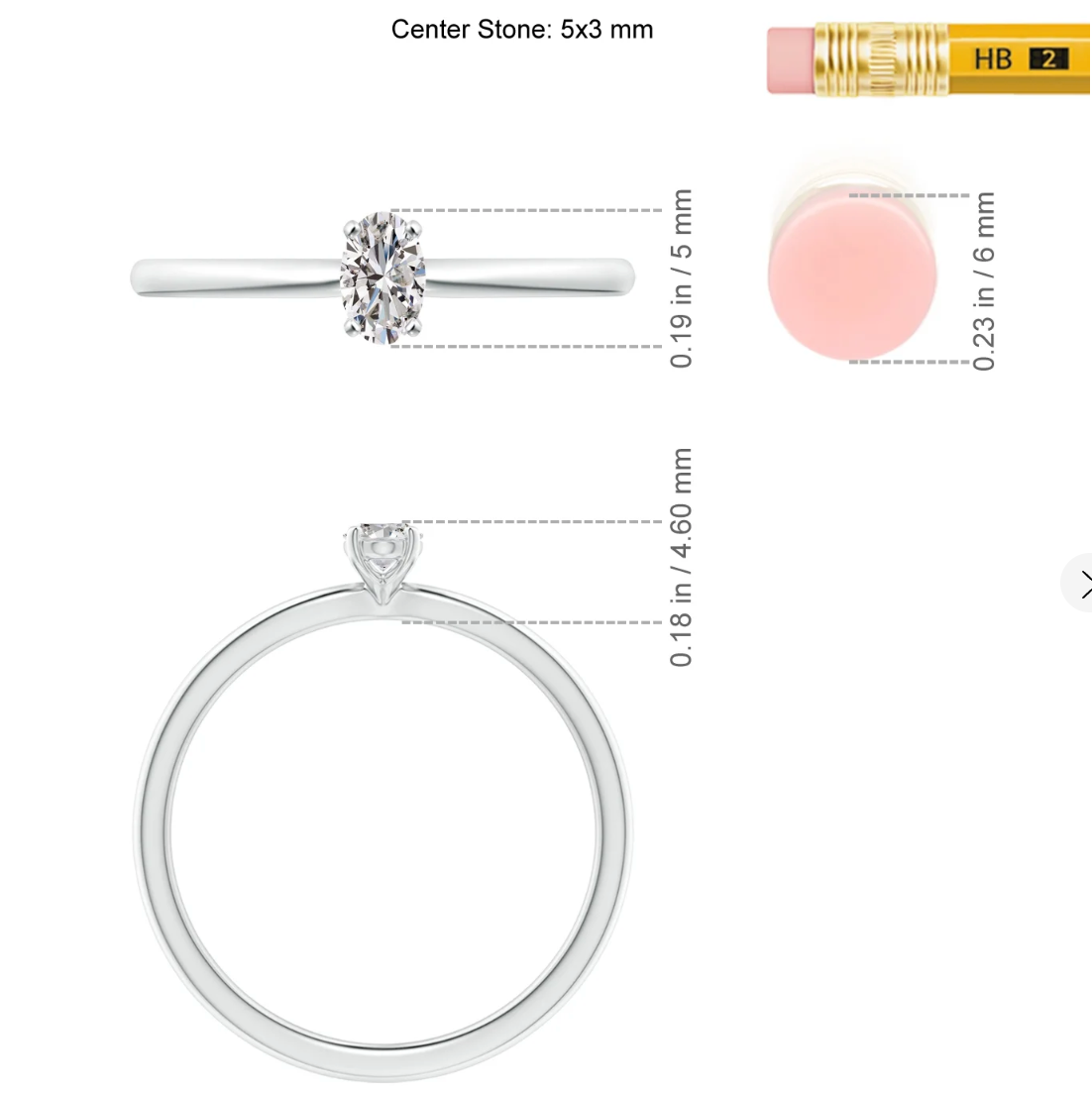 .25 Carat Oval Lab grown Diamonds soliatire in 925 silver and band| WOKE
