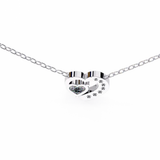 Eternity forever pendant in .30 Carat round cut Lab grown Diamonds in 925 silver| by WOKE