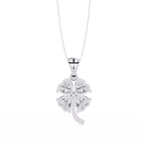 LOVE TREE .25 Carat round cut Lab grown Diamonds in 925 silver necklace| by WOKE