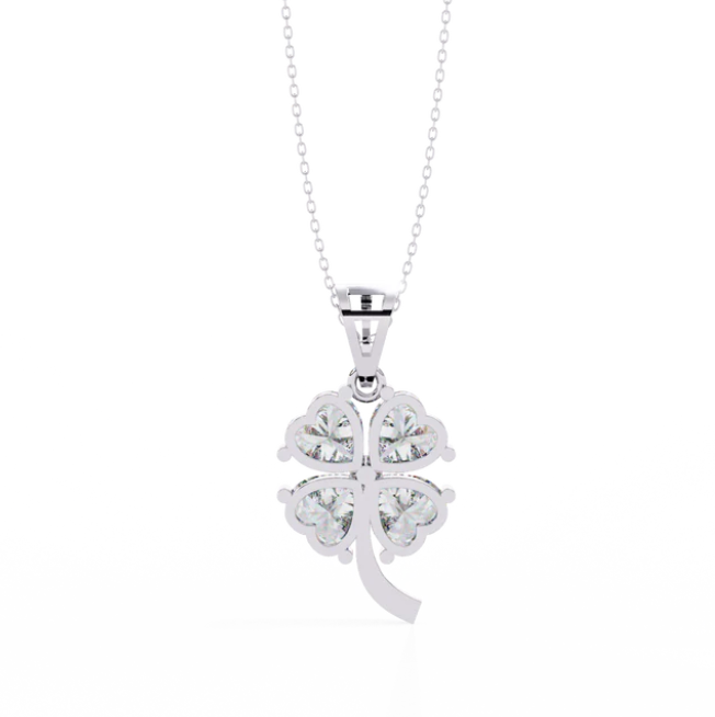 LOVE TREE .25 Carat round cut Lab grown Diamonds in 925 silver necklace| by WOKE