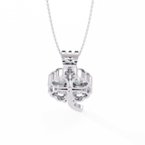 LOVE TREE .25 Carat round cut Lab grown Diamonds in 925 silver necklace| by WOKE