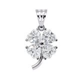 LOVE TREE .25 Carat round cut Lab grown Diamonds in 925 silver necklace| by WOKE