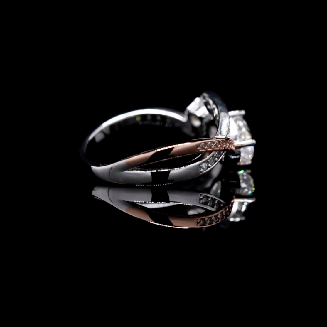 2.8 Carats Oval cut ring | Moissanite rings