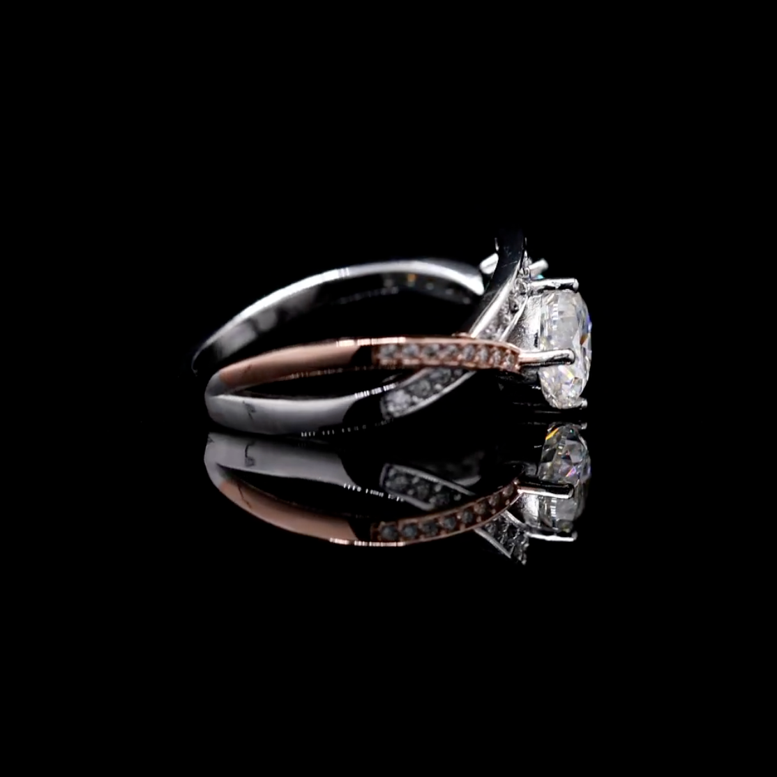 2.8 Carats Oval cut ring | Moissanite rings