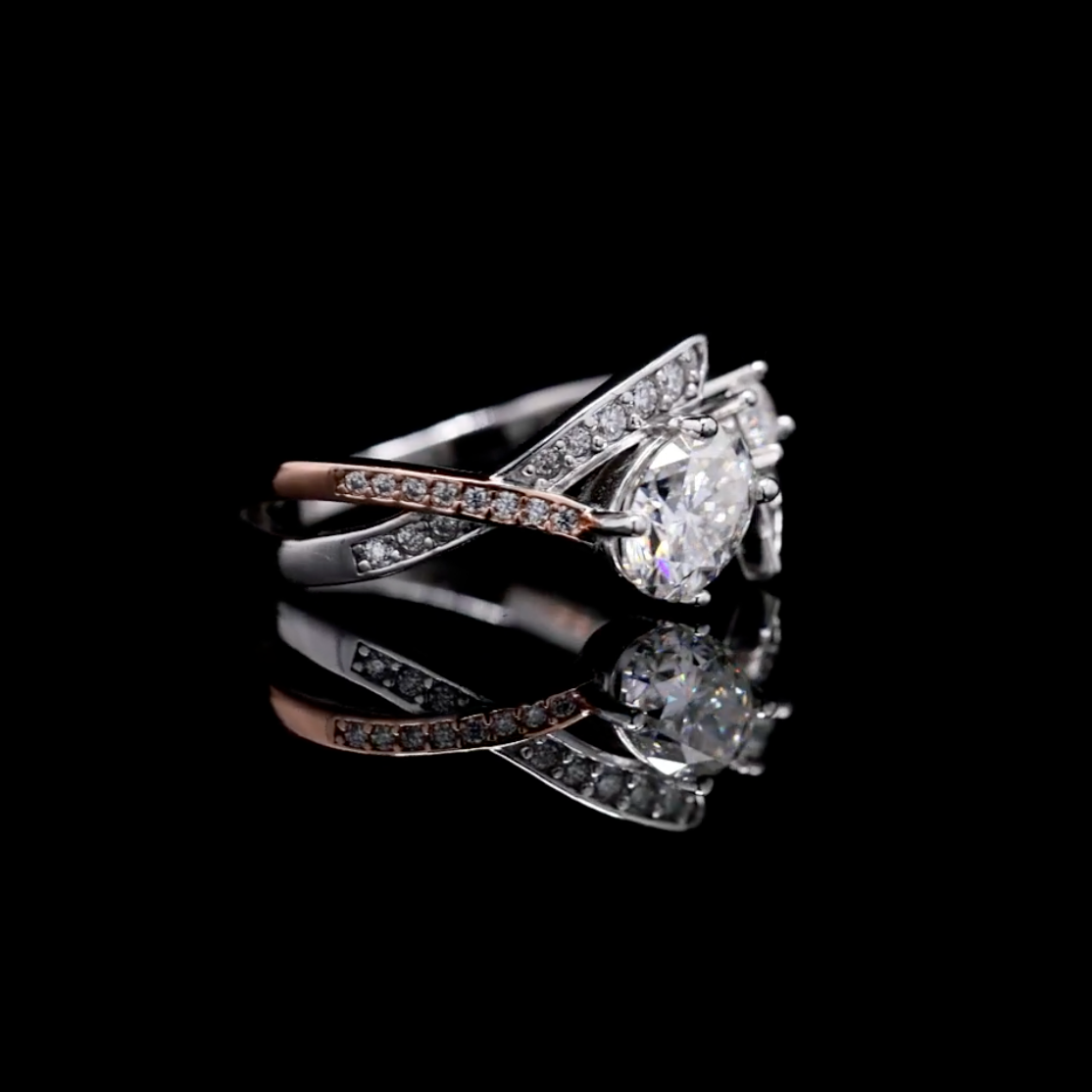 2.8 Carats Oval cut ring | Moissanite rings