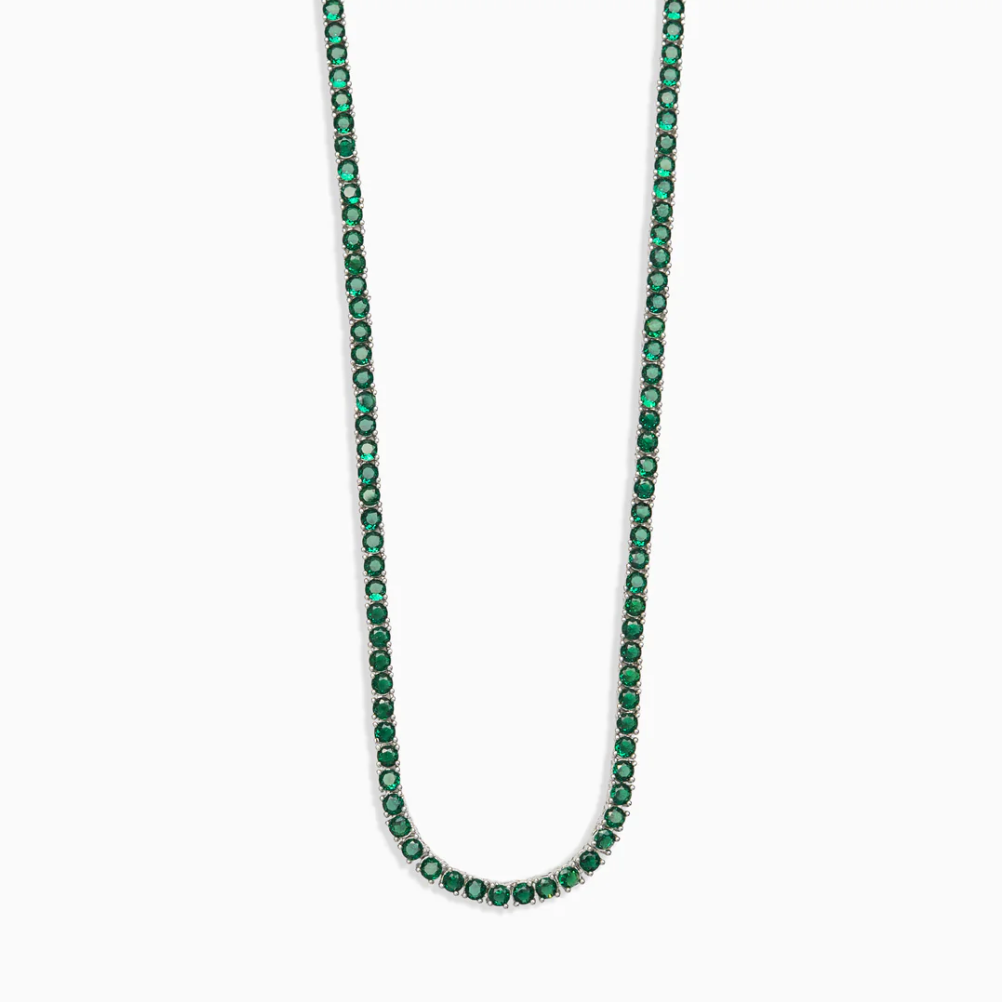 3MM TENNIS CHAIN EMERALD