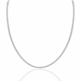 Certified Moissanite Tennis chain | Silver/14k Gold | By WOKE