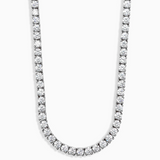 Certified Moissanite Tennis chain | Silver/14k Gold | By WOKE