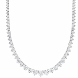 26.3 Carats Moissanite Grdauation Tennis chain | 925 Silver|