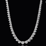 26.3 Carats Moissanite Grdauation Tennis chain | 925 Silver|