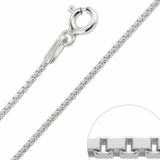 Box Chain for Moissanite Pendants