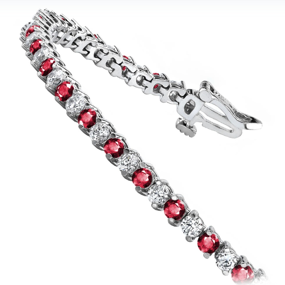 WOKE™ LAB Ruby 925 silver bracelets