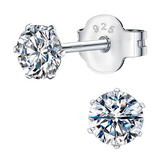 🎁 Solitaire Studs- In 925 SILVER AAA diamonds (100% off)