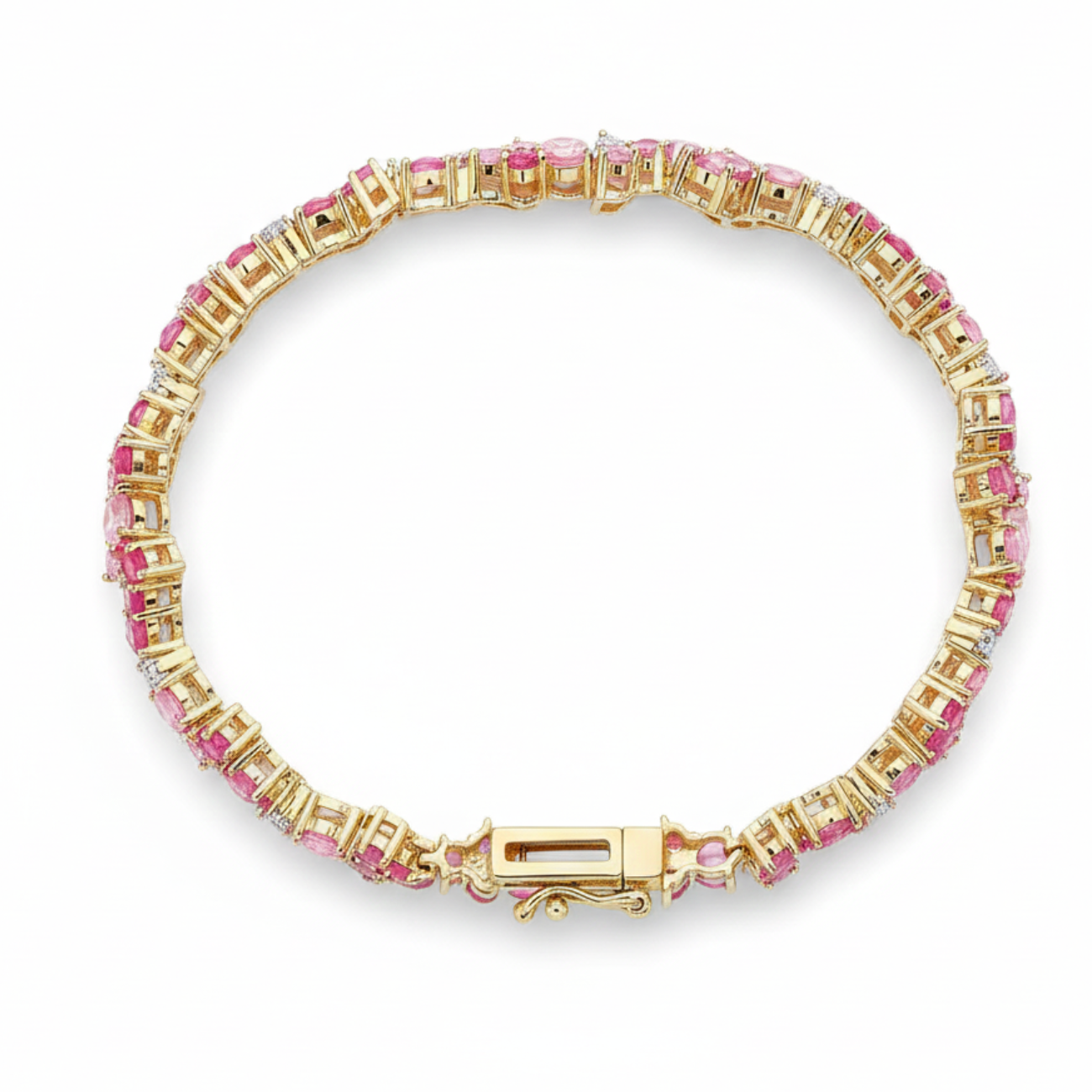 WOKE EXCL™ Lab grown Sapphire, moissanite Bracelet| WOKE