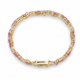 WOKE EXCL™ Lab grown Sapphire, moissanite Bracelet| WOKE