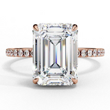 1.20 Carat VVS-EF Lab grown diamond ring in 14K Gold