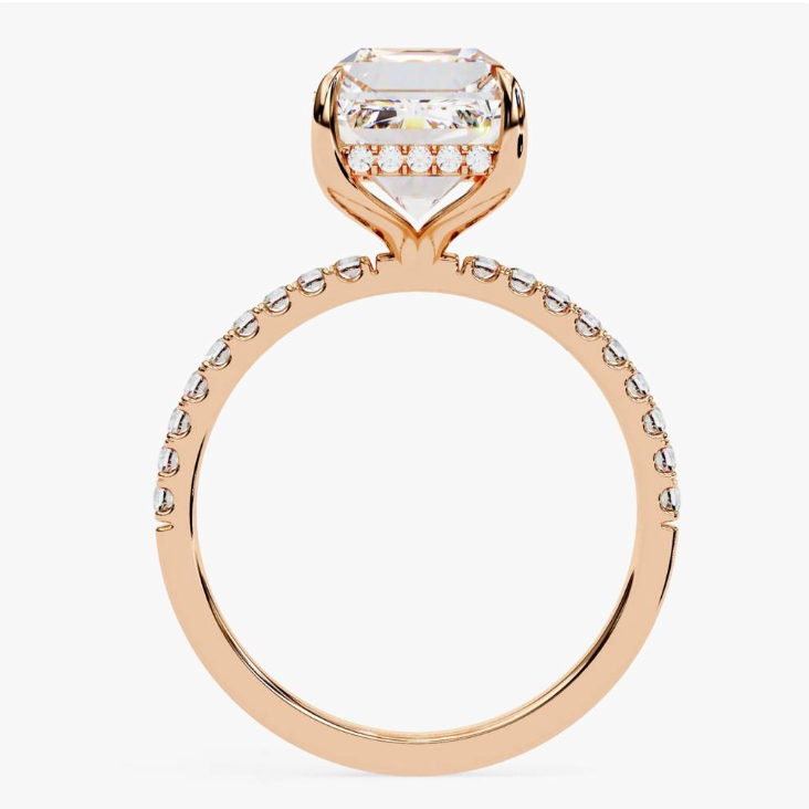 1.20 Carat VVS-EF Lab grown diamond ring in 14K Gold