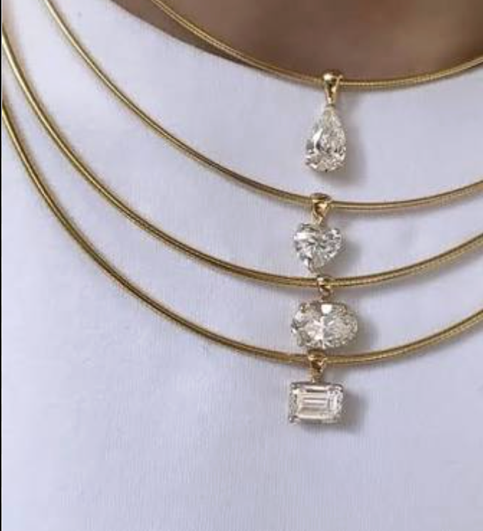 East West 3 Carats oval collar! WOKE exclsuive.