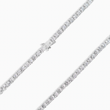 Certified Moissanite Tennis chain | Silver/14k Gold | By WOKE