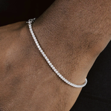 Certified moissanite Tennis Bracelets Round cut | 925 Silver (2MM-4MM)