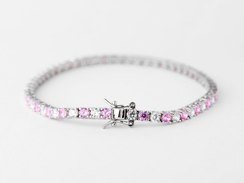 WOKE EXCL ™ Lab grown, moissanite Bracelet 9K GOLD| WOKE