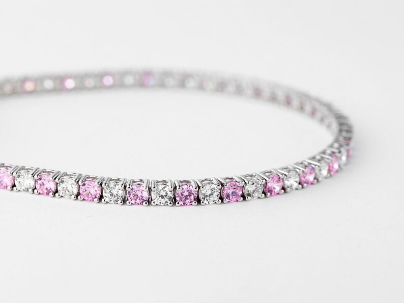 WOKE EXCL ™ Lab grown, moissanite Bracelet 9K GOLD| WOKE