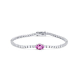 WOKE EXCL™ Lab grown Sapphire, moissanite Bracelet| WOKE