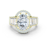 0.152 CT Round Cut Lab Grown Diamond Ring| WOKE